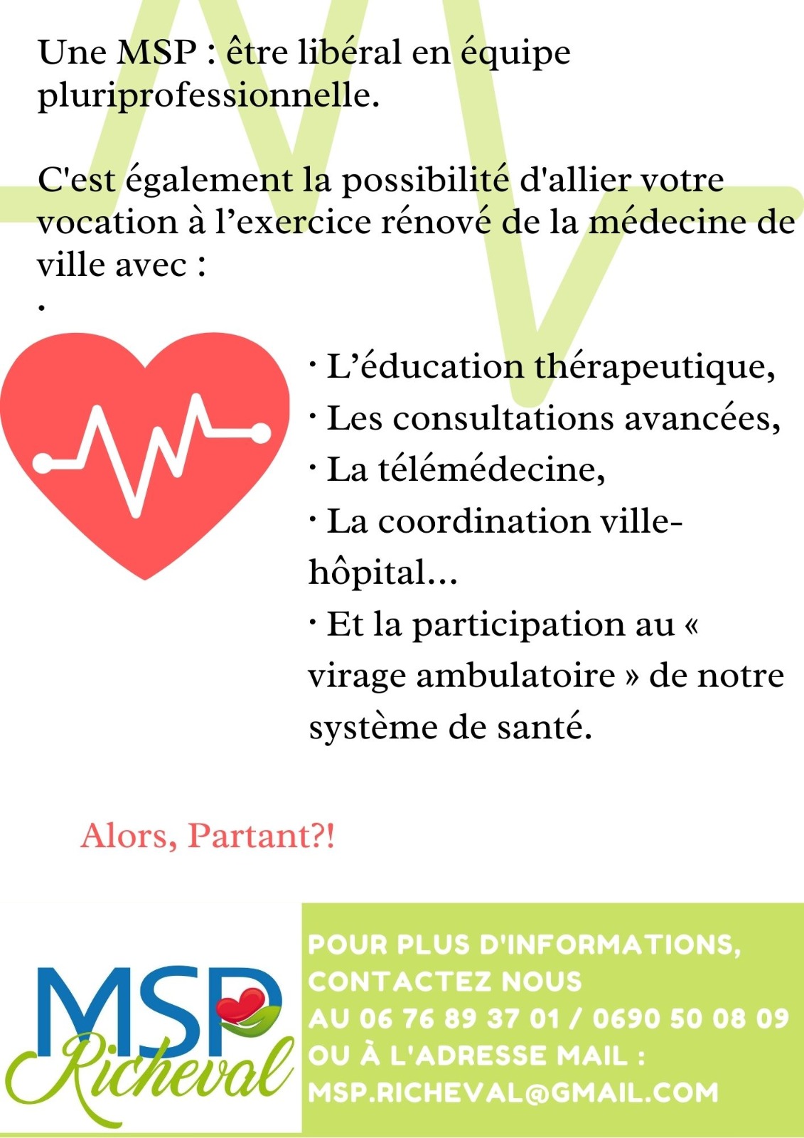Une MSP: Etre libéral en équipe pluriprofessionnelle
