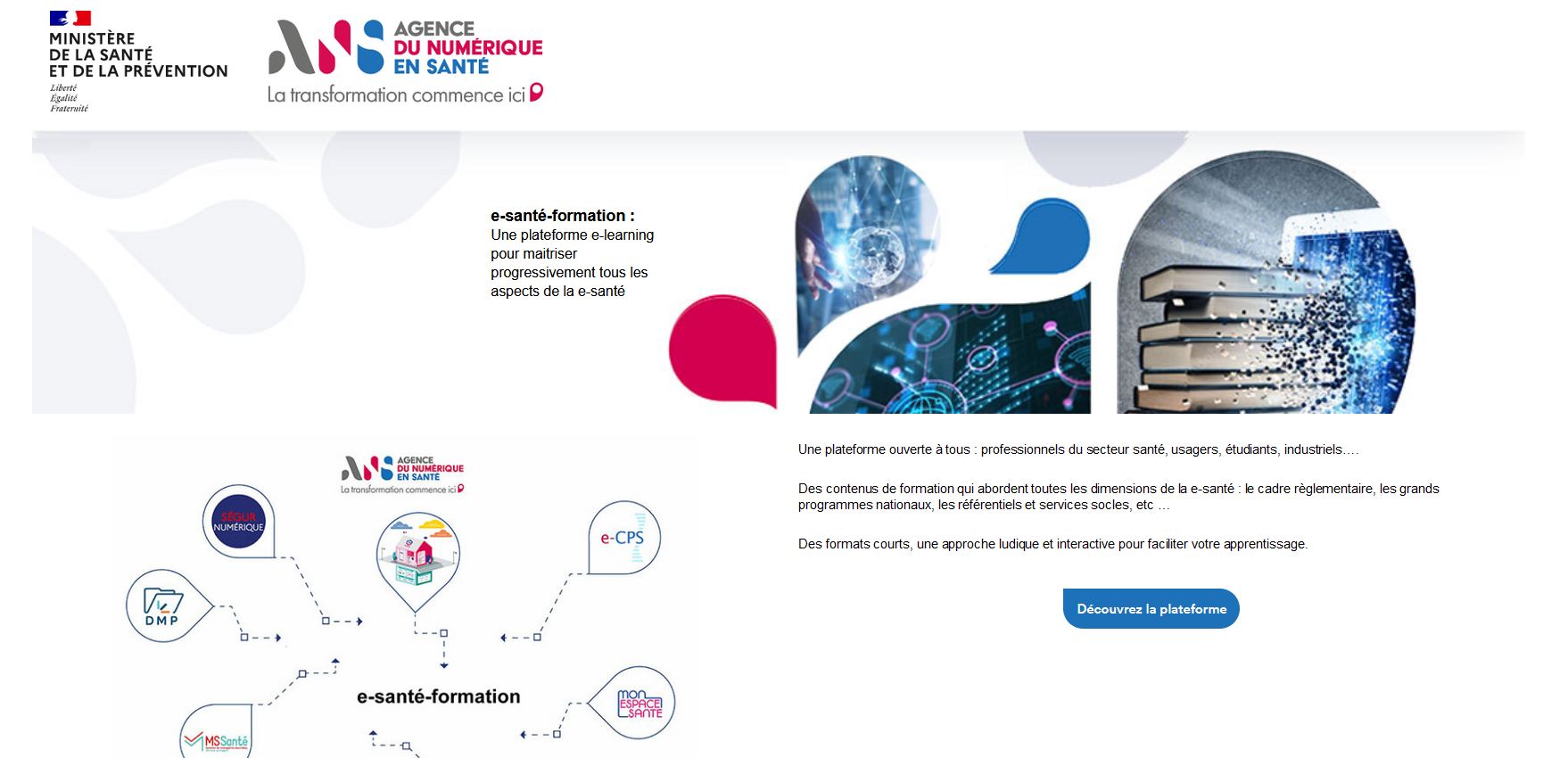 Plateforme e-santé formation : C'est parti !