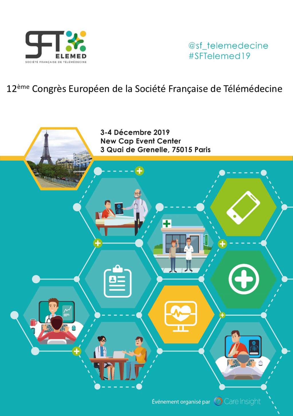 Le GCS retenu pour communication scientifique orale et écrite au Congrès de la Télémédecine